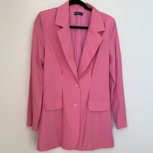 SHEIN Vibrant Pink Blazer